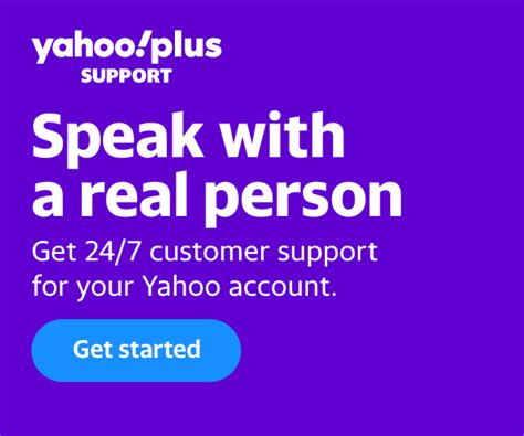 Get help from Yahoo customer support .